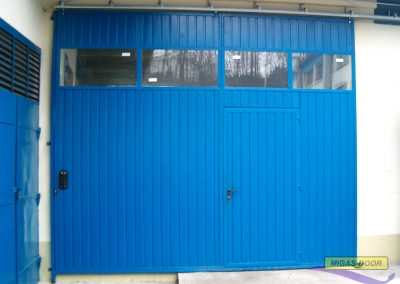 brama podwieszana przesuwna trapez