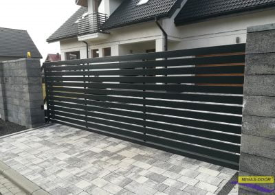 brama przesuwna profil 100