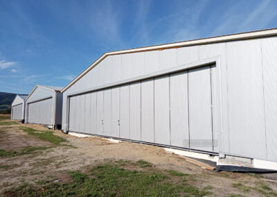 Bramy przemysłowe harmonijkowa do hangaru Migas-door