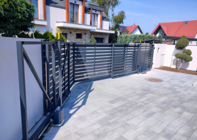 Bramy teleskopowe ogrodzeniowe Nowoczesna Formuła