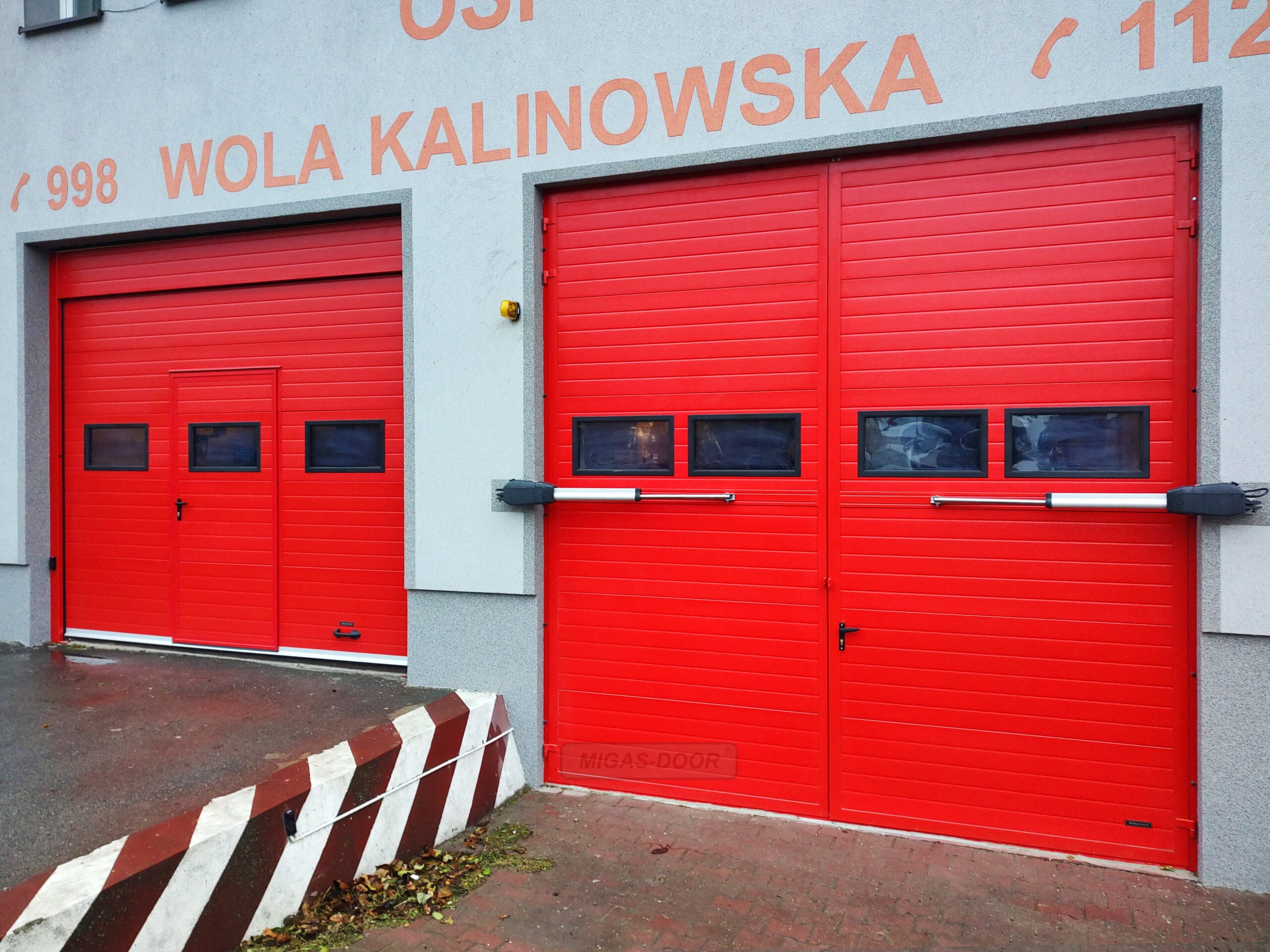 Bramy garażowe dla Straży Pożarnej od Migas-Door